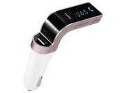 CAR G7 Bluetooth 2.1 EDR Car Charger LED Display Screen Voice Control with Microphone Support Handsfree Calls