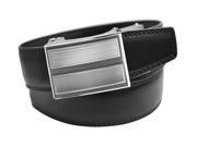 VinicioBelt Straits Buckle w Automatic Ratchet Leather Belt 38 39 Black