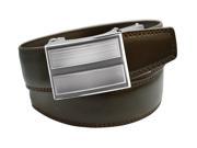 VinicioBelt Straits Buckle w Automatic Ratchet Leather Belt 44 45 Brown