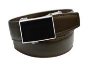 VinicioBelt Venture Buckle w Automatic Ratchet Leather Belt 28 29 Brown