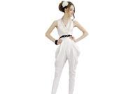 KMFEIL Fold High Waist Vest Siamese Harem Pants Trousers Jumpsuits