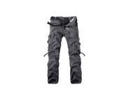 KMFEIL Men Casual Multi pocket Camouflage Pants Male Overalls Trousers