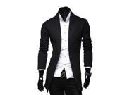 KMFEIL Men Cotton Blend Casual Slimming Fitted Long Sleeve Cardigan Sweater