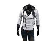 KMFEIL Ramp Zipper Design Mens Slim Casual Hoodies Jacket Coats Size L