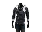 KMFEIL Ramp Zipper Design Mens Slim Casual Hoodies Jacket Coats Size XL