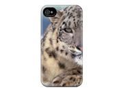 Premium Scary Snow Leopard Back Covers Snap On Cases For Iphone 6