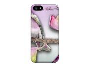 Iphone 5 5s Hard Back With Bumper Cases Covers Lavender Bird For Fall