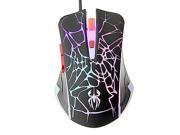 KN 004 Shift LED High Definition Optical Wired Gaming Mouse 800 1200 1600 2400DPI