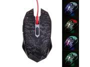 THE SPOTLIGHT LEOPARD Fashion Game USB Wired Optical Mouse Colorful Glare