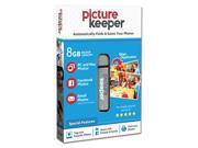 Picture Keeper Portable Flash Drive Photo Backup USB Drive 8GB