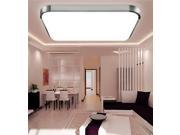 Modern Bedroom Square LED Ceiling Light 24W Living Room Surface Mount Fixture Warm light
