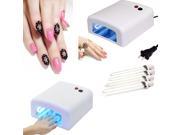 Super hot sale portable 36W LED Nail Dryer Curing Lamp Machine for UV Gel Nail Polish 4 tubes