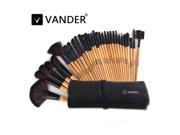 Vander 32pcs Makeup Brushes Set Tools Pro Foundation Eyeshadow Eyeliner Wood Handle