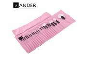 Vander 22pcs Professional Soft Cosmetic Eyebrow Shadow Makeup Brush Set Kit Pouch Case