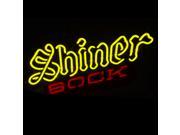 Fashion Neon Sign shiner bock Handcrafted Real Glass Lamp Neon Light Neon Sign Beerbar Sign Neon Beer Sign 32x18