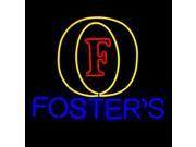 Fashion Neon Sign Foster s Logo Beer Alcohol Handcrafted Real Glass Lamp Neon Light Neon Sign Beerbar Sign Neon Beer Sign 19x15