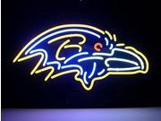 Fashion Neon Sign Baltimore Ravens Handcrafted Real Glass Lamp Neon Light Neon Sign Beerbar Sign Neon Beer Sign 24x20