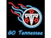 Fashion Neon Sign NFL Tennessee Titans Handcrafted Real Glass Lamp Neon Light Neon Sign Beerbar Sign Neon Beer Sign 19x15