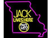 Fashion Neon Sign Jack Daniel s Jack Lives Here Pink Neon Sign Handcrafted Real Glass Lamp Neon Light Neon Sign Beerbar Sign 24x20