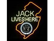 Fashion Neon Sign Ack Lives Here New Jersey Beer Bar Handcrafted Real Glass Lamp Neon Light Neon Sign Beerbar Sign Neon Beer Sign 24x20