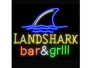 Fashion Neon Sign LANDSHARK Bar Handcrafted Real Glass Lamp Neon Light Neon Sign Beerbar Sign Neon Beer Sign 24X20