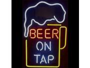 Fashion Neon Sign BEER ON TAP Handcrafted Real Glass Lamp Neon Light Neon Sign Beerbar Sign Neon Beer Sign 17X14