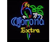 Fashion Handcraft Corona Extra Parrot Bird Right Palm Tree Beer Bar Pub Handicrafted Neon Light Sign 24x20!!!