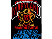 Fashion Handcraft Bud Light Maryland Turtle Real Glass Neon Light Sign 24x20!!!