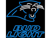 Fashion Handcraft Budlight Carolina Panthers NFL Real Glass Neon Light Sign 19x15!!