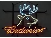 Fashion Handcraft Budweiser Real Glass Beer Bar Pub Diaplay Neon Light Sign 19x15!!!