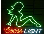 Fashion Handcraft Coors Light Real Glass Beer Bar Pub Display Neon Light Sign 17x13!!!Best Offer !