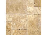 Sample of Tuscany Beige French Pattern 16 Sft Honed Unfilled Chipped