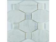 Sample of White Cloud Dipper Interlocking Honed