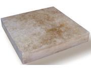 Sample of Tuscany Beige 16X16 Honed Unfilled Tumbled