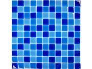 Sample of Blue Blend 1X1X8MM Mosaic