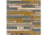 Sample of Golden Fields Interlocking 8MM Mosaic