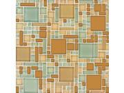 Sample of Mocha Cream Magic Pattern 8MM Mosaic