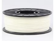3DMakerWorld Plastic Filament ABS PA 747 1.75mm White 1Kg Spool Made in the USA
