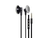 Dtaitech metal stereo music earphones for iPhone Samsung Android smart phone with microphone 1.3M Flat cable 3.5mm universal plug remote control earbud DT ML081