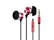 Dtaitech metal stereo earphones for iPhone Samsung Android smart phone with microphone 1.3M TPE cable 3.5mm universal plug remote control earbud DT M044