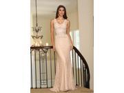 FORMAL SEE THROUGH BACK PAGEANT GOWN PROM EVENING DRESS 3 COLORS SIZES 4 16