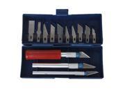 1set 13pcs Professional Engraved Paper Cutting Knives Kit 3pcs Knife with handle 10pcs Blade Utility Knife cutter Nail burin
