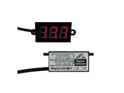 0 99.9V 3 wire Mini Red LED DC 100V Digital Volt Voltage Pane Meter Voltmeter Waterproof