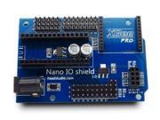 Wireless Sensor Nano IO Shield compatible with XBee and nRF24L01 wireless interface for Arduino 328p 7V 12V