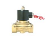 1 2 inch 24V DC Electric Brass Solenoid Valve Normally Closed Water Gas Air G 1 2