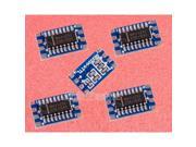 5pcs MCU mini RS232 MAX3232 to TTL Level Pinboard Converter Board for arduino