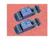 2pcs 5V 1 Channel Relay Module with Optocoupler High Level Triger for Arduino