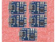 5pcs 1A 5V Micro USB Lithium Battery Charging Board Charger Module
