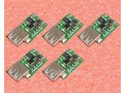 5pcs 2 5V to 5V 1200mA 1.2A DC DC USB Converter Step Up Boost Module for iphone