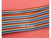 1.27mm 40pin 1M Dupont Wire Flat Color Rainbow Ribbon Cable